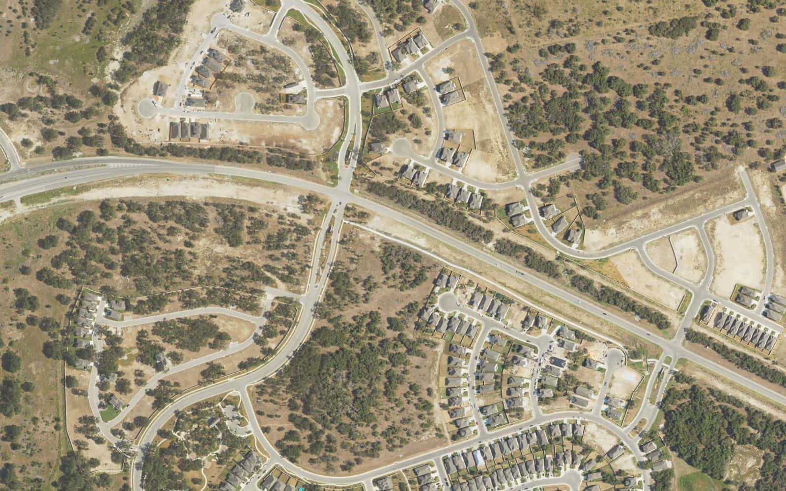 Vista aérea de Parmer Ranch, Georgetown